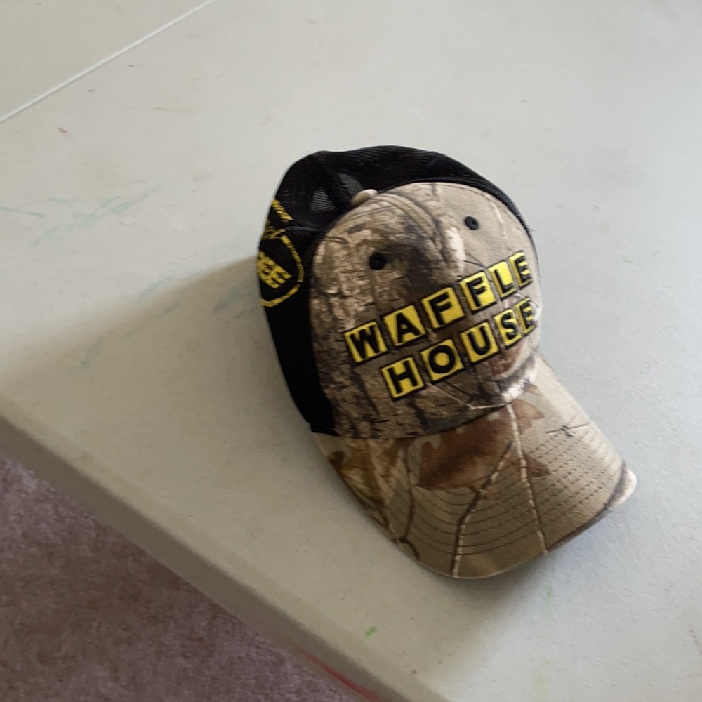 Waffle House camo X Team Realtree trucker cap